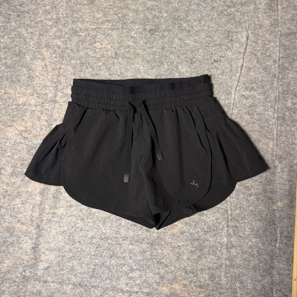 JoyLab Pleated Athletic Shorts Womens Small Black Lined Running Tennis Gym
